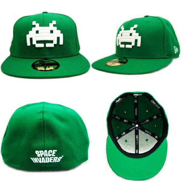 space invaders logo. New Era × SPACE INVADERS Cap