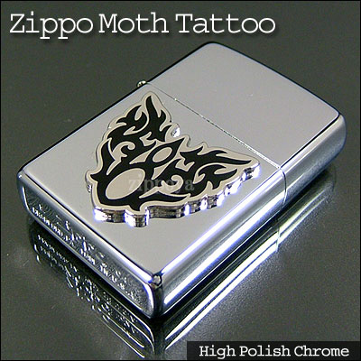 Zippo Moth Tattoo Emblem 20872 Toraibarumetarujippo