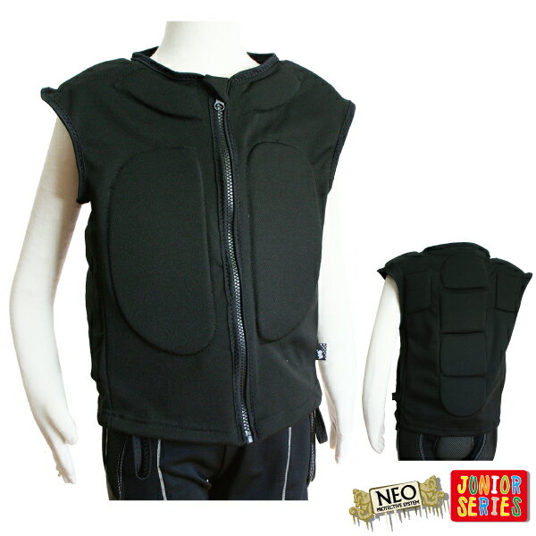 送料無料・あす楽対応・キッズ・ジュニア用BS053 NEO PROTECTIVE VEST TX JRネオ　プロテクター・ベスト吸汗・速乾のベストで快適！身長90cmから対応ベストプロテクタースノーボード プロテクター スノボウェア スキー