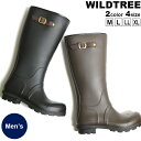WILDTREE メンズ ロングブーツ レインブーツ HM051