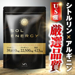 シトルリン アルギニン サプリ ソルエナジー 30日分 送料無料 亜鉛 マカ <strong>サプリメント</strong> 〈 <strong>増大</strong> <strong>増大</strong>サプリ 即効性 <strong>男性</strong> 活力 すっぽん にんにく パウダー エナジードリンク ではありません〉 Mr.GINO