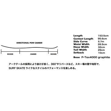 DEUS デウス 17-18 THE PIKE ザ パイク 153.5cm SNOW BOARD スノーボード DEUS EX MACHINA DEUS POWDER TOOLS