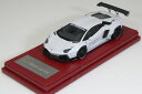 ワンバイワンプロダクション 1/43 LB★WORKS ランボルギーニ アヴェンタドール パールホワイト