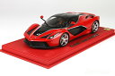 BBR 1/18 フェラーリ ラフェラーリ レッド / ブラック スペシャルバージョン レザーベース 52台限定 2016年10月発売