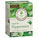 Traditional Medicinals トラディショナル・メディシナル ペパーミント ハーブティー 1箱16ティーバッグ入り