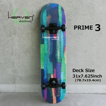 入荷時に若干のキズのため特別価格HEAVEN Chamaeleon SKATE COMPLETE 31×7.625カメレオンシリーズ・3色ハイスペックモデル　1番人気のサイズ 高品質　カナディアンメープル　ヘブン　スケボースケートボード　コンプリート　コンプリ