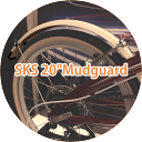 【土日もあす楽】【送料無料】Tern ターン DAHON ダホン 折りたたみ 自転車 sks 20 mudguard マッドガード フェンダー 泥除け