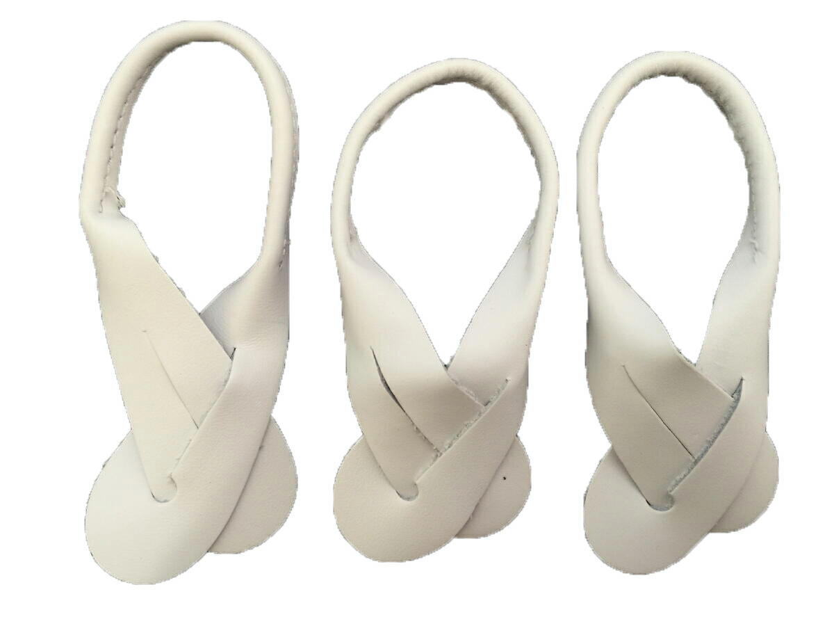 【あす楽対応】 サスペンダー メンズ 紳士 米国製 稀少品ブレイシーズ用 Brace レザーエンドx3 White ホワイト 白 B121