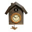 鳩時計 壁掛け時計 おしゃれ 北欧 さんてる 木製 ロッジハウス アンティーク 掛け時計 柱時計 日本製 ギフト プレゼント インテリア ナイトセンサー リビング レトロ