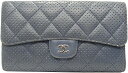 _シャネル 長財布 三つ折り財布 CHANEL【中古】