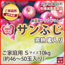 ふじりんご 訳あり 10kg 送料無料 家庭用 【 Sサイズ...