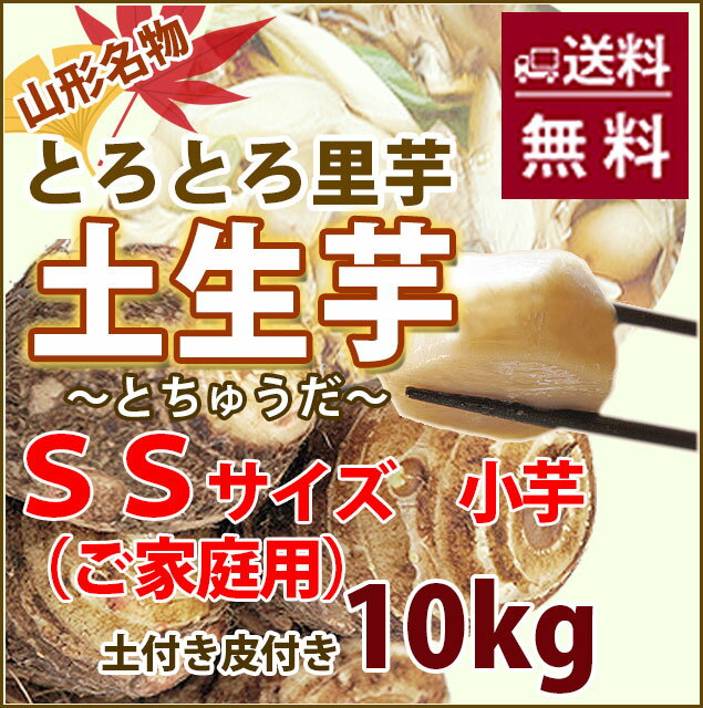 里芋 山形 送料無料 SSサイズ 10kg 小芋 土生芋 （ とちゅうだ ） （ご家庭用）…...:auc-kajuaru:10000946