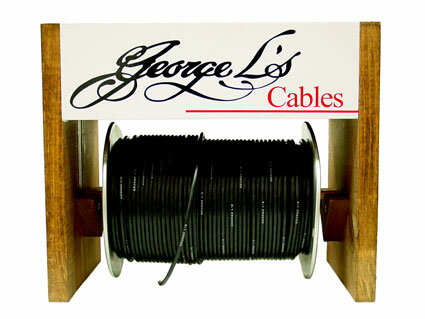 ギターケーブル George L's .155 Traditional Black Cable