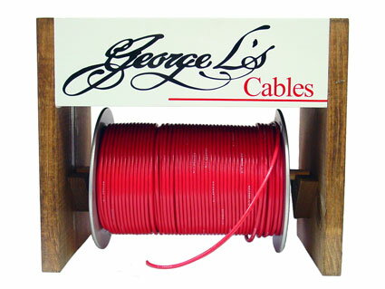 ギターケーブル George L's .155 Vintage Red Cable