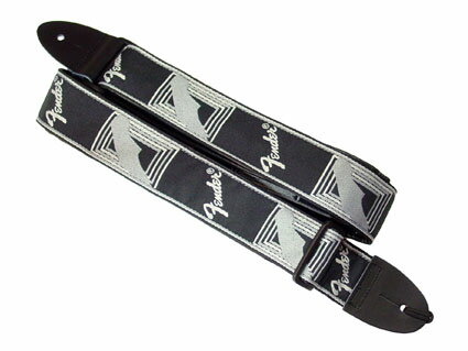 ȥå Fender Monogram Strap BK/LGY/DGY