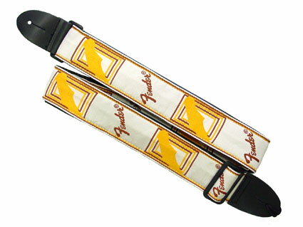 ȥå Fender Monogram Strap WH/BR/YL