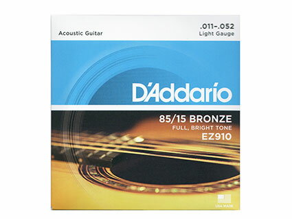 アコースティック弦 D'Addario EZ910 Light