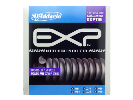 エレキギターコーティング弦 D'Addario EXP115