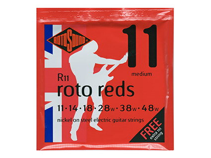 エレキギター弦 ROTOSOUND R11 ROTO REDS