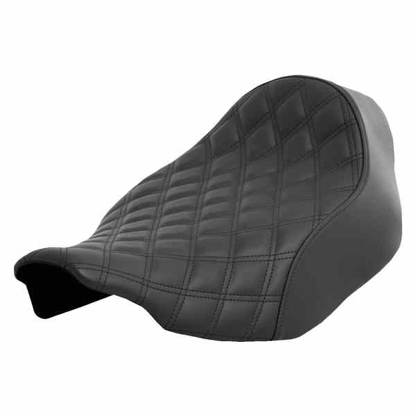取寄せ サドルマン Renegade Solo Seat - Lattice Stitched - Black - FLT/FLH '23-'24 823-07-002LS DRAG 08011702