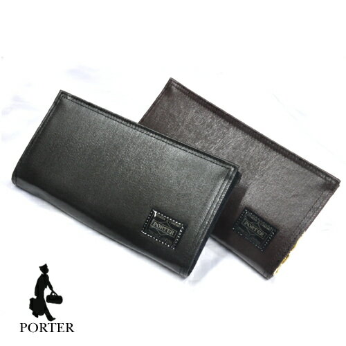 【送料無料】PORTER/SHINE　ポーター/シャインファスナー付長財布男性、女性問わずに使えるお財布です