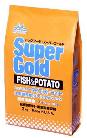 【正規品】【送料無料】スーパーゴールド　フィッシュ＆ポテト ダイエットライト　8kg 森乳サンワールド Super Gold【SBZcou1208】