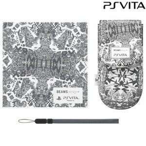 【新品】PS VITA用BEAMSdesign ポーチ クロス&ストラップ セット ダークグレー/PCHJ-15011,2ビームス,ポーチ,sony,ソニー,PS VITA,VITA,PS,playstation,PSV,ヴィータ,ゲーム