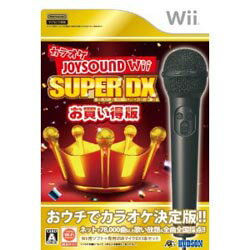 【送料無料★新品】Wiiソフト カラオケJOYSOUND Wii SUPER DX お買い得版/MH500740,カラオケ,JOYSOUND,SUPER DX,お買い得版,スーパーデラックス,任天堂,Nintendo Wii,ウィー,ゲーム【新品】発売中！（発売日: 2011/12/8）