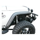 【US直輸入正規品】Aries アリーズJEEP ジープJK Wrangler JKラングラー4ドア 2007年式以降 現行フロントフェンダーフレア(オーバーフェンダー)テクスチャーブラック