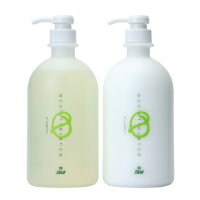 【10％OFF】（8/16,23:59迄）　【送料無料】エコロトレバンス シャンプー＆トリートメントセット 各1000ml　【2sp_120810_green】