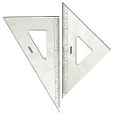 30cm三角定規230TM（目盛り付、2mm厚 ）【デザイン文具】【事務用品】あす楽対応