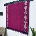 【友だち追加で500円OFF】 イカット テーブルクロス マルチカバー L 240×120cm ピンク 【生地 壁掛け ウォールデコレーション テーブルランナー テーブルライナー クロス バリ雑貨 アジアン雑貨】