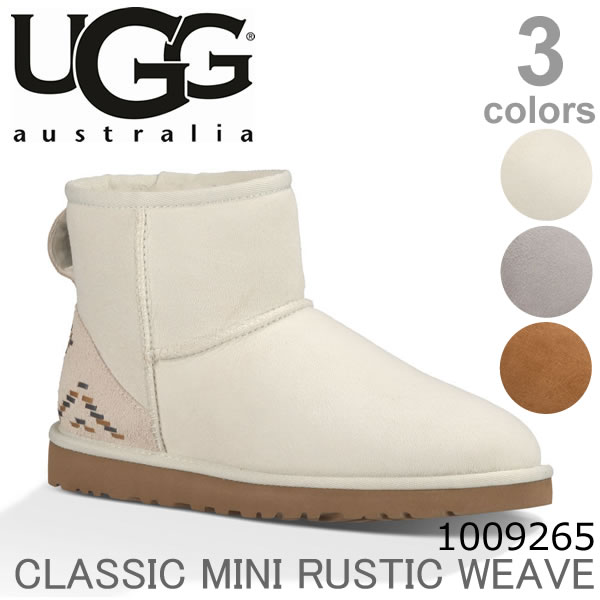 【UGG/アグ】正規品 CLASSIC MINI RUSTIC WEAVE/クラシック ミ…...:bobs-youhin:10002926