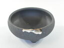 鉄鉢 いぶし 【盆栽鉢】【5号】【信楽焼】【bonsai pot ぼんさい ボンサイ 陶器 焼き物 鉢 園芸植物ミニ】