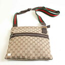 【端数なしのジャストプライス!】【美中古Aランク・送料無料・代引無料・消費税込】GUCCI シェリーライングッチ/【中古】/GG/ショルダーバッグ/GG/145809/ベージュ