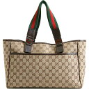 【端数なしのジャストプライス!】【美中古ABランク・送料無料・代引無料・消費税込】GUCCI シェリーライングッチ/【中古】/GG/トートバッグ/ショルダーバッグ/145758/ベージュ