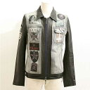 【新品・未使用品・送料無料・代引無料・消費税込】Diamond Dogs ジャケットダイヤモンドドッグ/ジャケット/ブラック×グレー/黒×灰色/メンズアウター/メンズアパレル/リメイク/お洒落/オシャレ/レザー/デニム