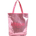 ★めちゃお得!!★【SALE30%OFF対象商品(¥6980→¥4886)】【美中古・消費税込】 Kitson シークインサマートートP500レディースバッグ/キットソン/シークインサマートートP500/ピンク/スパンコール/アメリカ/ロサンゼルス/ヤングセレブ/セレブショップ/パリス/二コール/NYファッション/オシャレ/お洒落/【中古】