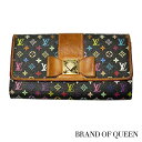 ルイヴィトン モノグラム マルチカラー 長財布 ポルトフォイユ サラ ヌー M60278 Louis Vuitton レディース 【10%割引き 楽天スーパーセール値下げ 即日発送 あす楽 あすつく 送料無料 ポイント2倍 中古 正規品保証 鑑定済み】