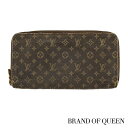 Louis Vuitton ルイヴィトン 長財布 【中古】 モノグラム ミニラン 新型カード10枚型 ポルトフォイユ サラ M95234 ブラウン エベヌ 財布 レディース 【あす楽 送料無料】