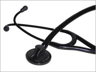 リットマン 聴診器マスターカーディオロジーブラックエディション★高級感のあるオールブラックモデルです。送料無料