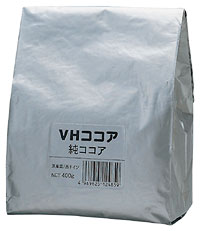 VH純ココア400g ＜特売＞【広島発☆コーヒー通販カフェ工房】広島発☆コーヒー通販カフェ工房がお届けします。ポリフェノールで話題です。