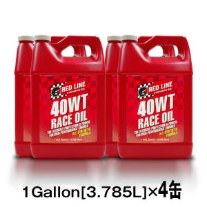 SȐKiREDLINE@bhC[VOGWIC40WT1Gallon[3.785L]~4ʃZbgSx/Ki@15W40/[ _