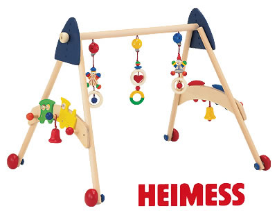 【送料無料☆・選べるプレゼント付き】HEIMESS　ハイメス　ドイツ製　ベビージム　デラックス　3in1