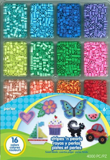 【輸入版】パーラービーズ ストライプ＆パールトレイ / Perler Beads Perl…...:craftmonkey:10001142