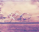 激安★メッセージRING☆一粒石の立爪指輪(返品・交換・ギフト包装不可)