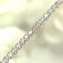 K18WG・ダイヤモンド1.0ct　テニスブレスレット☆ 送料無料 代引き無料 レディース 割引 50％OFF以上 半額以下 ☆