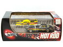 MATTEL HOTWHEELS 100% "HOTROD" "'37 Chevy Funny Car & 1967 Pro Street Corvette" 2 CARS SET マテル ホットウィール 1:64スケール 「ホットロッド」「1937 シェビー ファニーカー & 1967 プロ ストリート コルベット」2台セット 56053