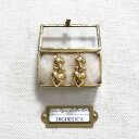 【GIVENCHY】ジバンシイ　ヴィンテージハートイヤリング　Vintage EARRING GOLD v1443【DIGDELICA】UESD中古品年代物　ジバンシー　ディデリカ