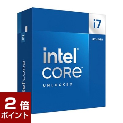 【ポイント2倍★5月16日1時59分まで】【国内正規品】INTEL インテル / <strong>Core</strong> <strong>i7</strong> <strong>14700K</strong> <strong>BOX</strong> / 動作クロック周波数___3.4GHz / ソケット形状___LGA1700 / [<strong>Core</strong><strong>i7</strong><strong>14700K</strong><strong>BOX</strong>] / 735858546928